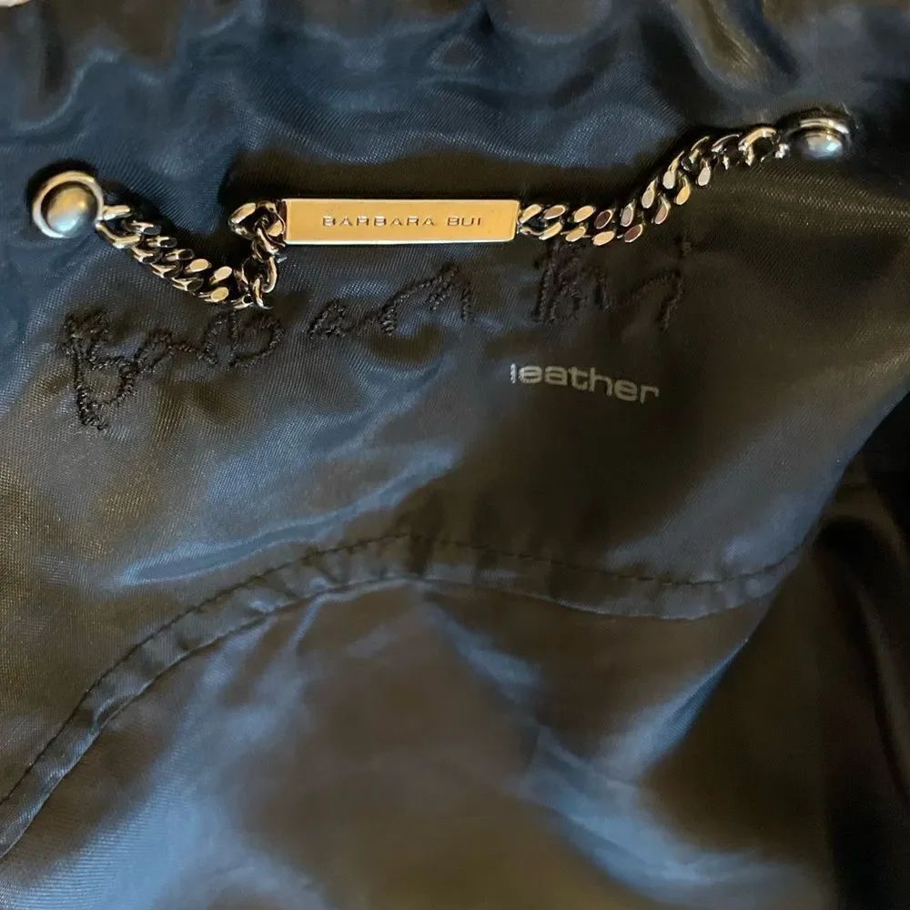 Barbara Bui Leather MOTO-Jacket - Picture 5 of 13